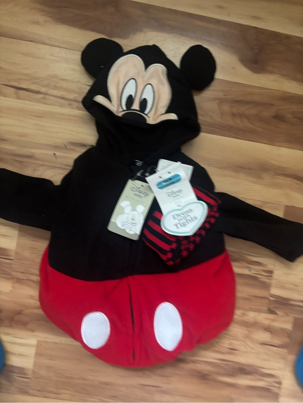 Disney Plush Black, Red, White & Yellow Mouse Costume - Picture 8 of 8